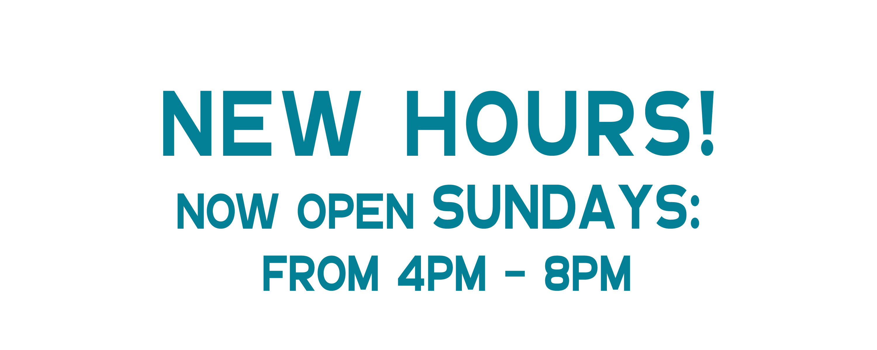Open Sundays